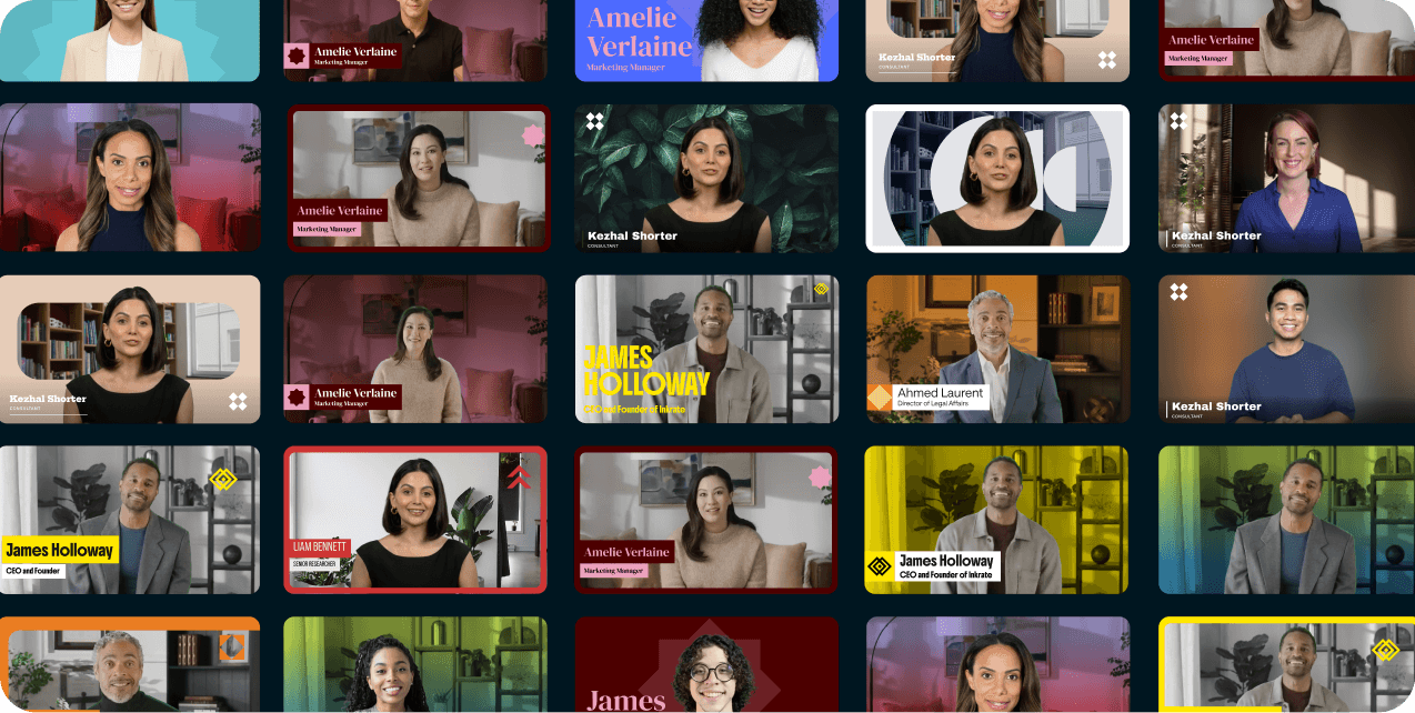A wide array of looks created with Airtime Camera